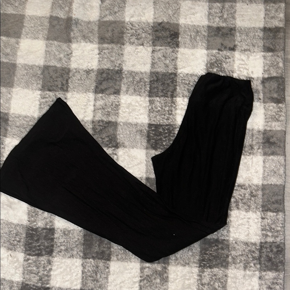 Black Wide-Leg Pants
